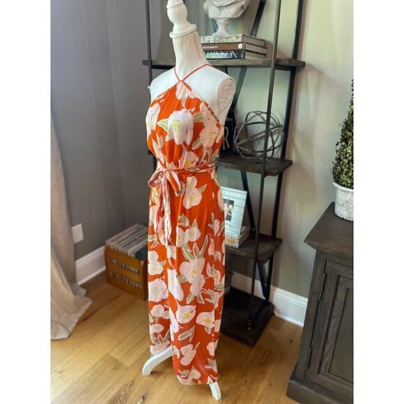 Carolina K Luz Dress Orange Womens Size Medium - Picture 8 of 14